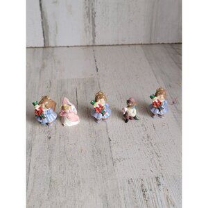 Hallmark merry miniature Nutcracker musical Mouse prince ballerina‎ set figure